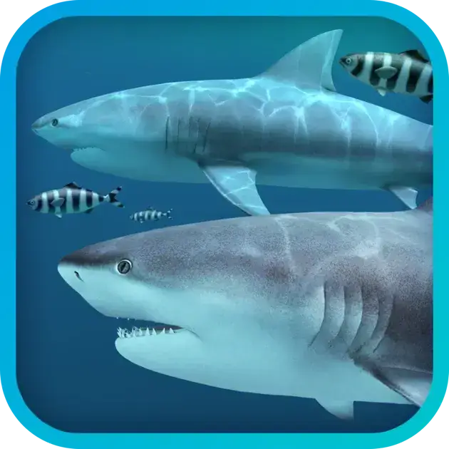 Sharks 3D v2.1.1 MAS 3D海底鲨鱼动态壁纸